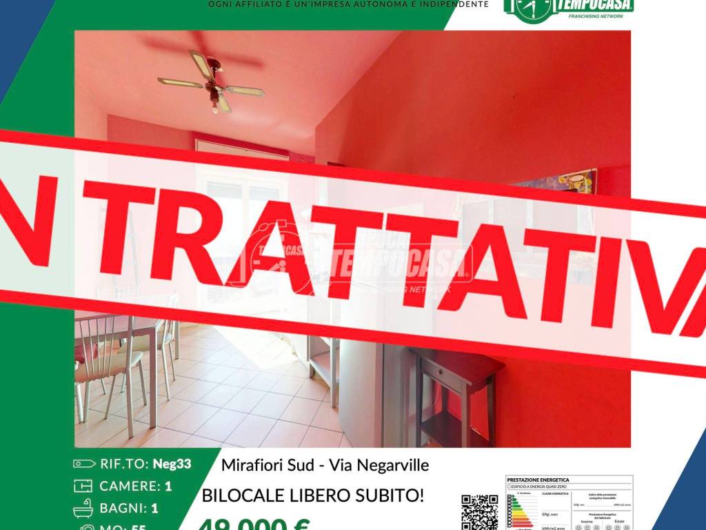appartamento in vendita a Torino in zona Mirafiori Sud