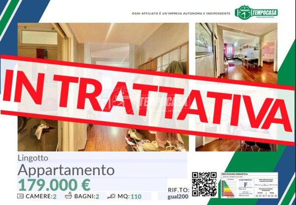 appartamento in vendita a Torino in zona Lingotto