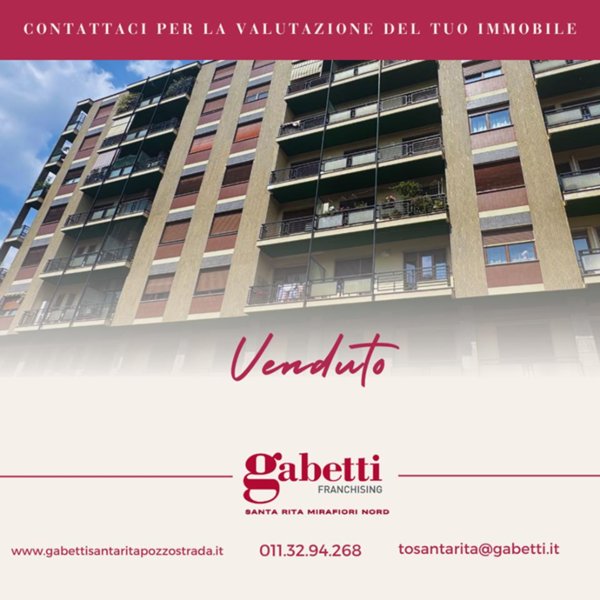 appartamento in vendita a Torino in zona Santa Rita