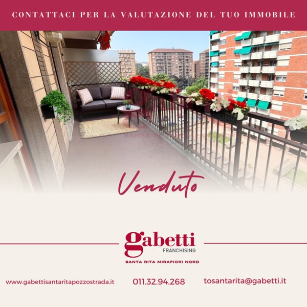 appartamento in vendita a Torino in zona Santa Rita