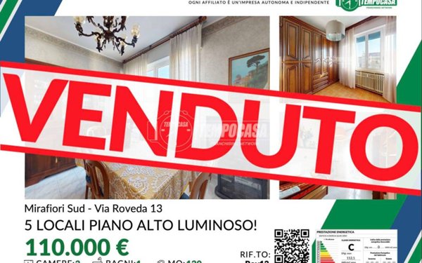 appartamento in vendita a Torino in zona Mirafiori Sud
