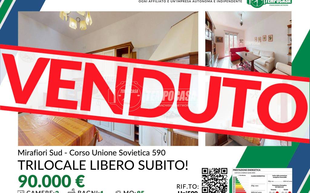 appartamento in vendita a Torino in zona Mirafiori Sud