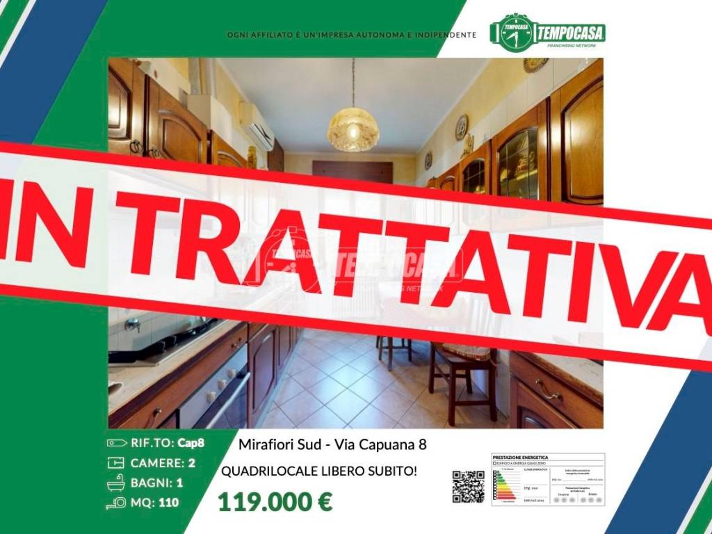 appartamento in vendita a Torino in zona Mirafiori Sud