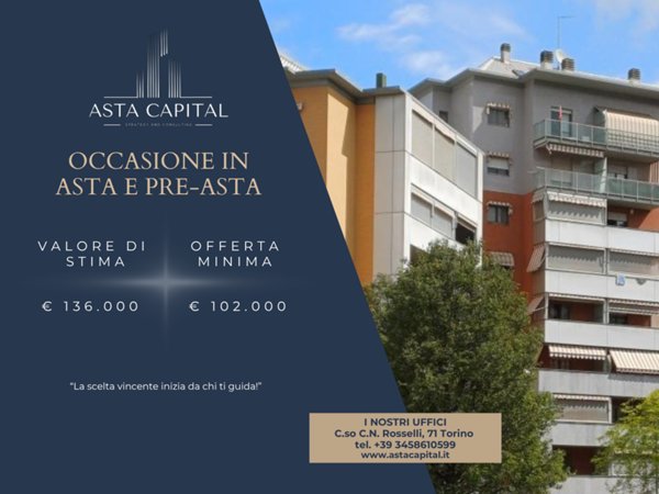appartamento in vendita a Torino in zona Vallette