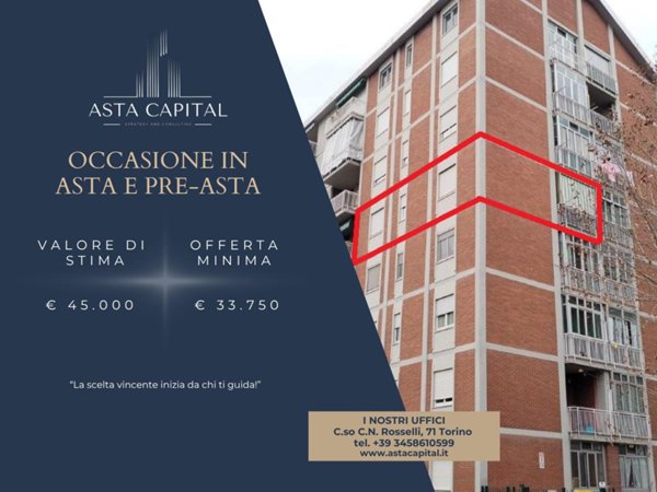 appartamento in vendita a Torino