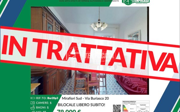 appartamento in vendita a Torino in zona Mirafiori Sud