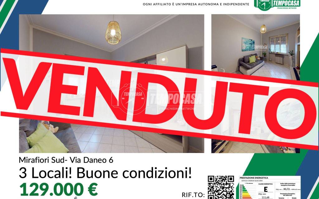 appartamento in vendita a Torino in zona Mirafiori Nord