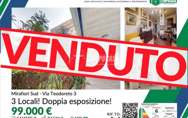 appartamento in vendita a Torino in zona Mirafiori Sud