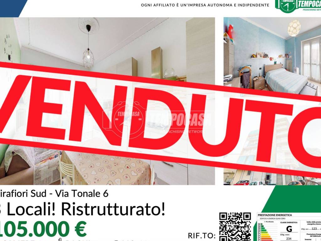 appartamento in vendita a Torino in zona Mirafiori Sud