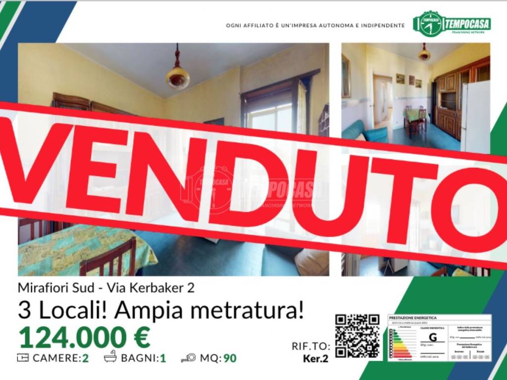 appartamento in vendita a Torino in zona Mirafiori Sud