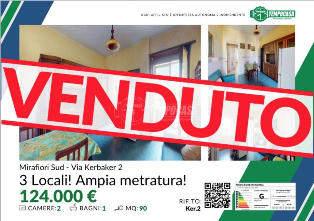 appartamento in vendita a Torino in zona Mirafiori Sud