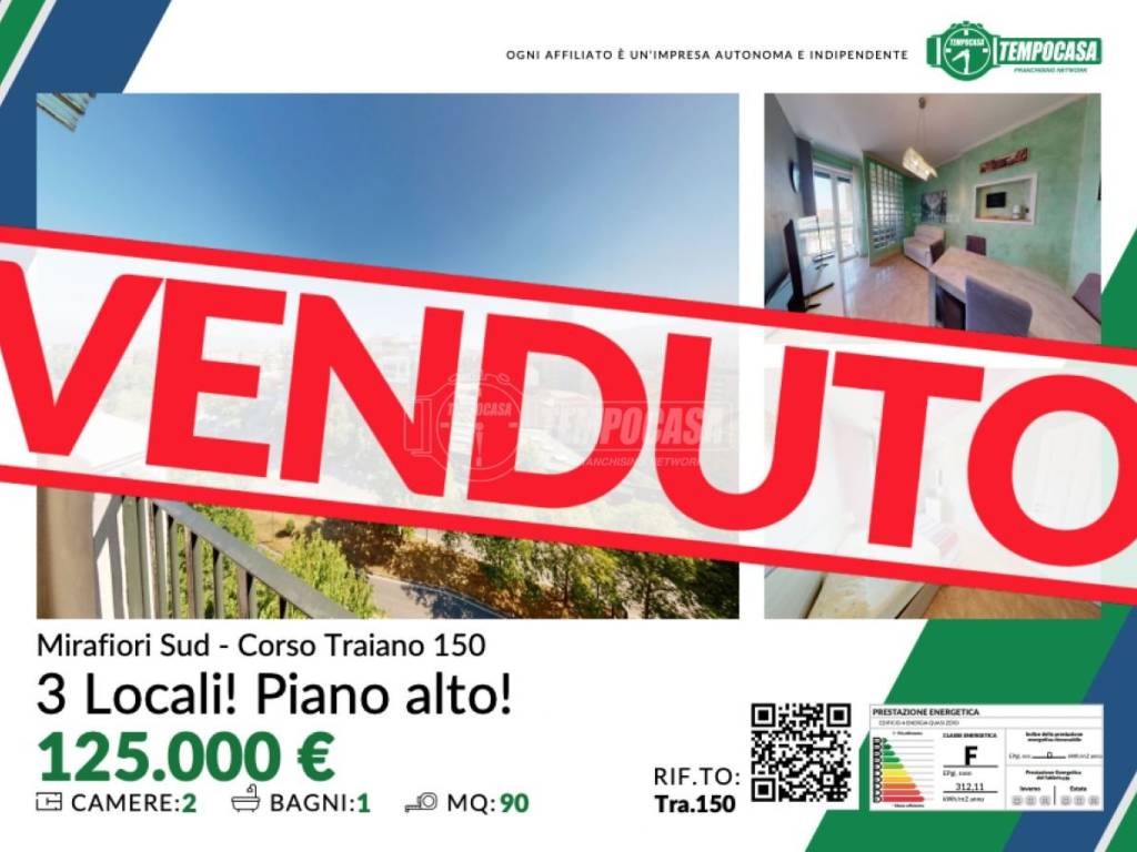appartamento in vendita a Torino in zona Mirafiori Sud