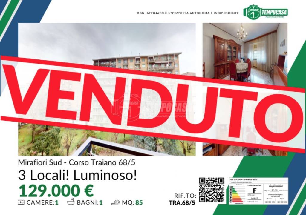 appartamento in vendita a Torino in zona Mirafiori Sud