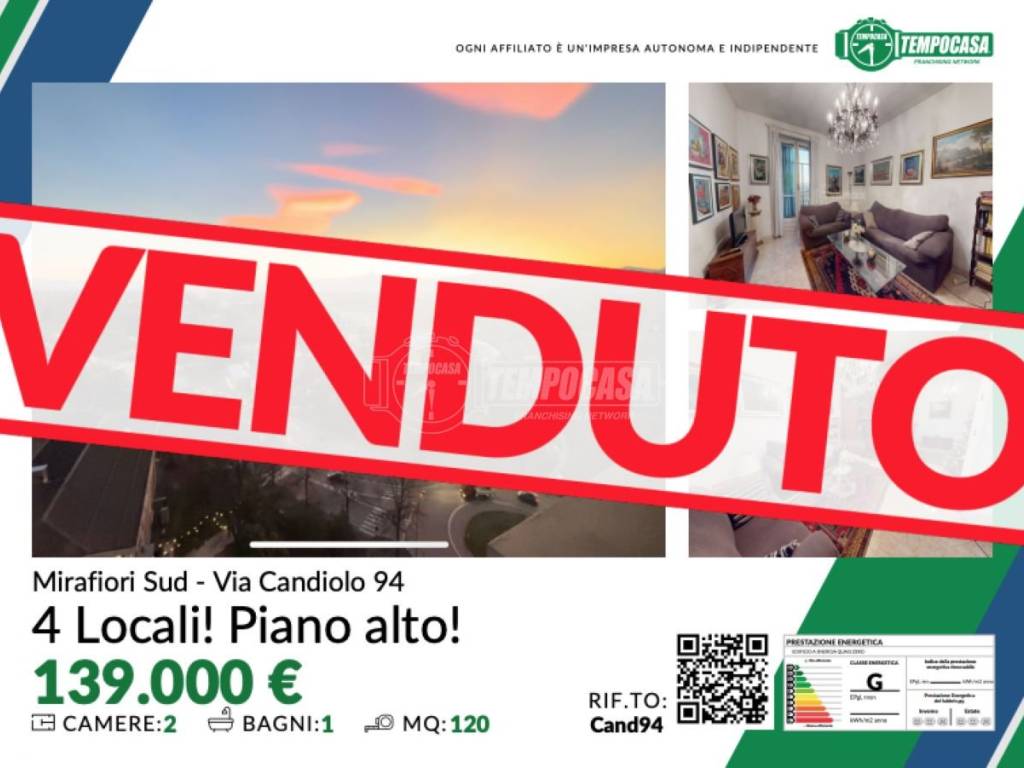 appartamento in vendita a Torino in zona Mirafiori Sud