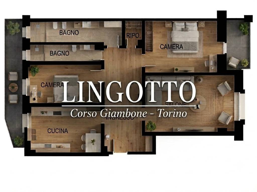 appartamento in vendita a Torino in zona Lingotto
