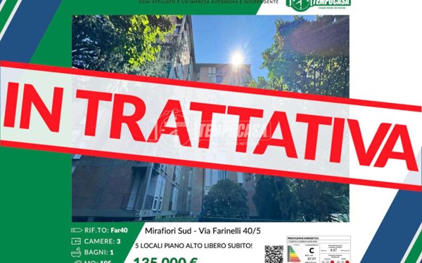 appartamento in vendita a Torino in zona Mirafiori Sud
