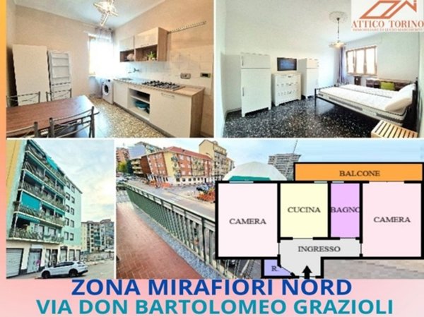 appartamento in vendita a Torino in zona Mirafiori Nord