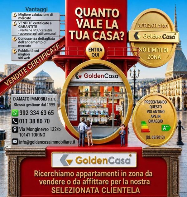 appartamento in vendita a Torino in zona Pozzo Strada