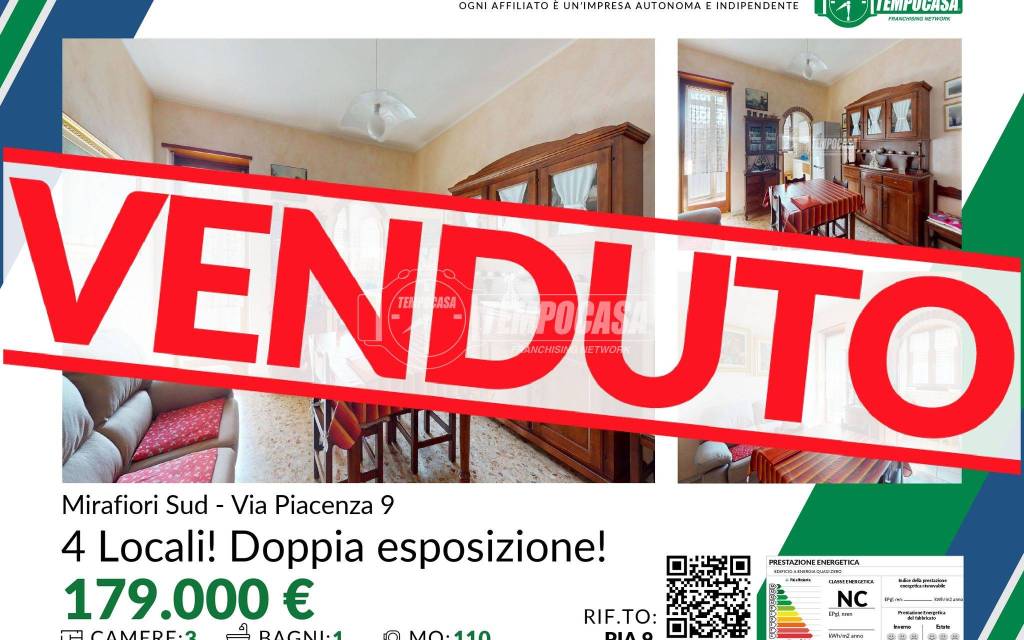 appartamento in vendita a Torino in zona Mirafiori Sud