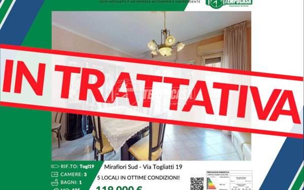 appartamento in vendita a Torino in zona Mirafiori Sud