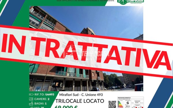 appartamento in vendita a Torino in zona Mirafiori Sud