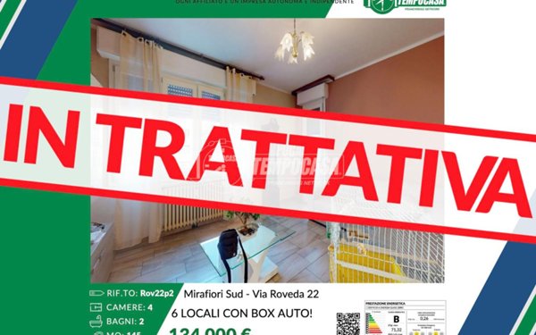 appartamento in vendita a Torino in zona Mirafiori Sud