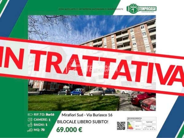 appartamento in vendita a Torino in zona Mirafiori Sud