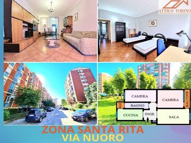 appartamento in vendita a Torino in zona Mirafiori Nord