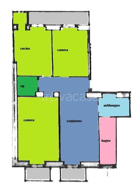 appartamento in vendita a Torino in zona Santa Rita