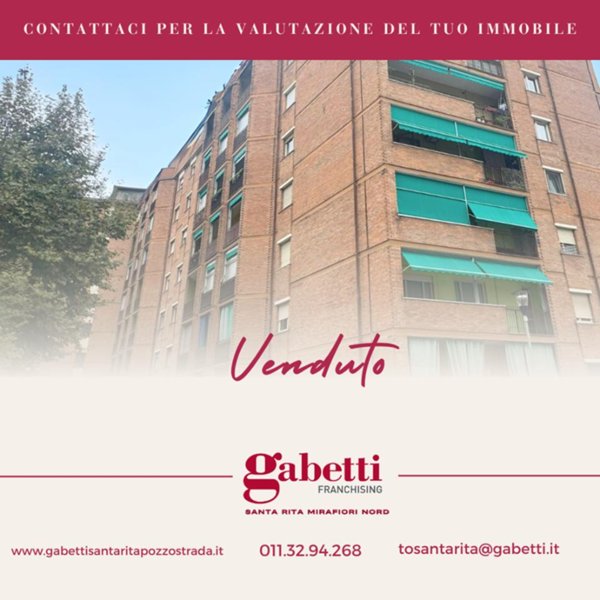 appartamento in vendita a Torino in zona Santa Rita