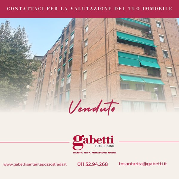 appartamento in vendita a Torino in zona Santa Rita