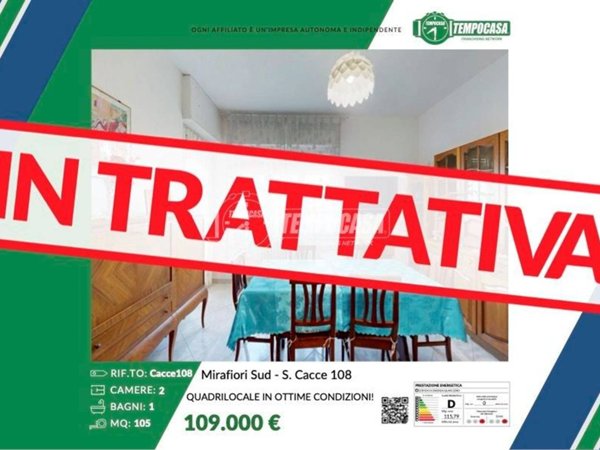 appartamento in vendita a Torino in zona Mirafiori Sud