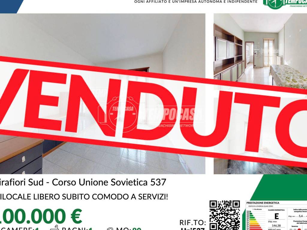 appartamento in vendita a Torino in zona Mirafiori Sud