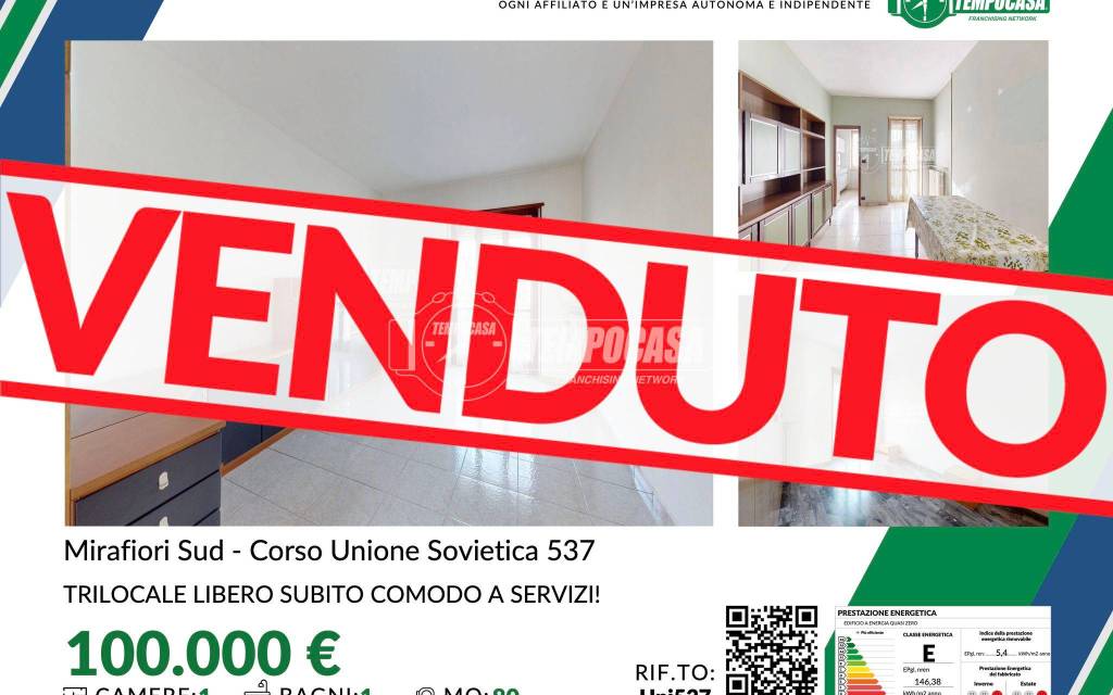 appartamento in vendita a Torino in zona Mirafiori Sud