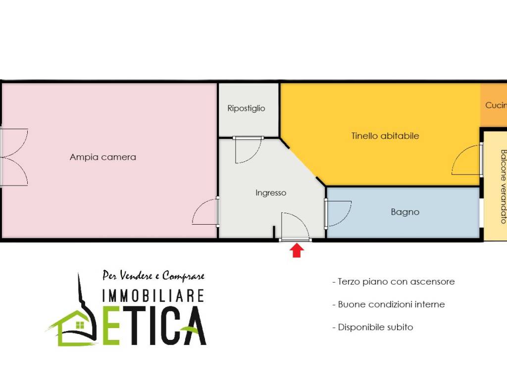appartamento in vendita a Torino in zona Santa Rita