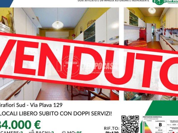 appartamento in vendita a Torino in zona Mirafiori Sud