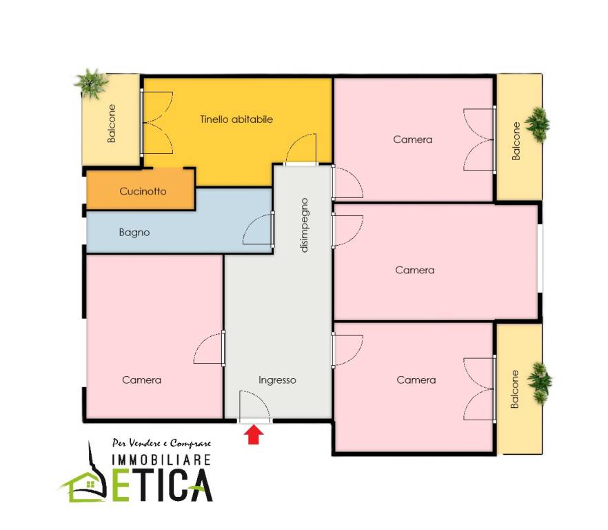 appartamento in vendita a Torino in zona Parella