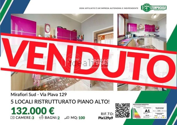 appartamento in vendita a Torino in zona Mirafiori Sud