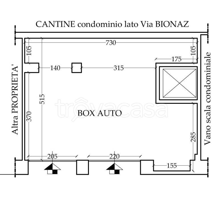 locale di sgombero in vendita a Torino in zona Pozzo Strada