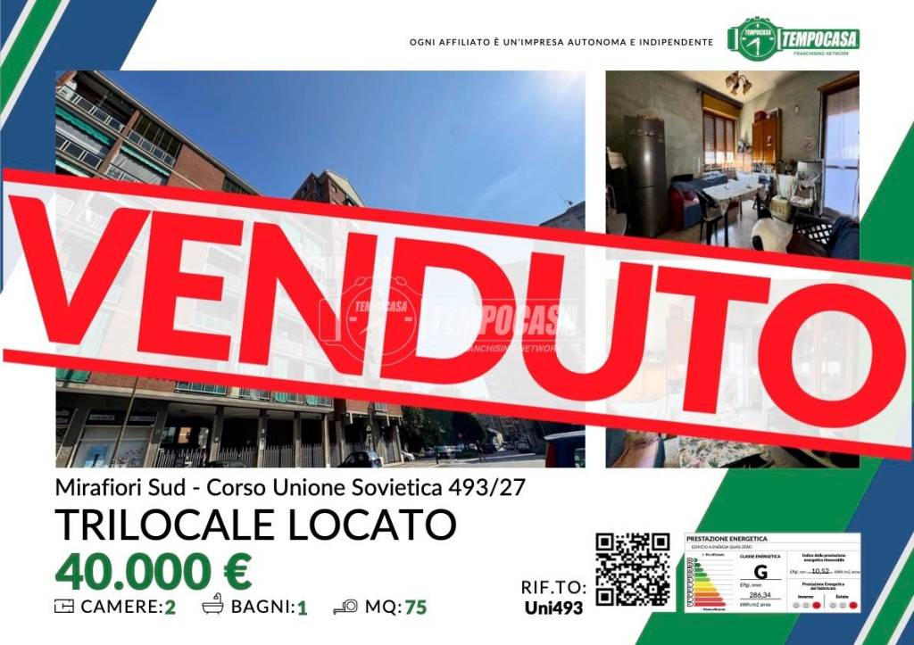 appartamento in vendita a Torino in zona Mirafiori Sud