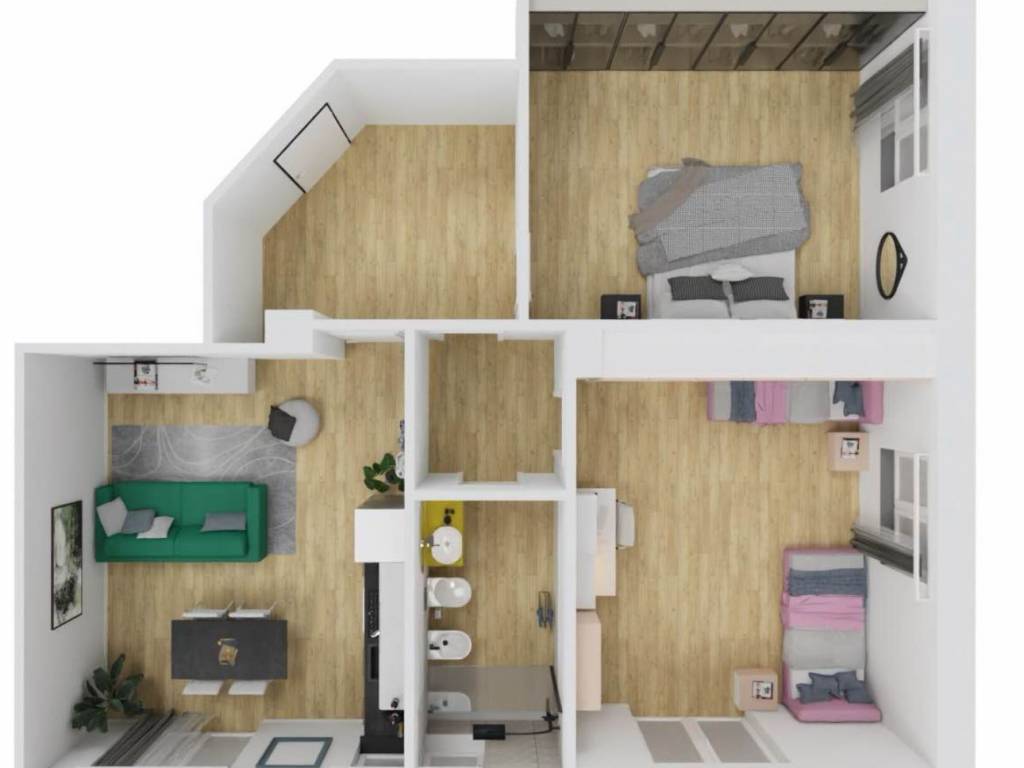 appartamento in vendita a Torino in zona Borgata Vittoria