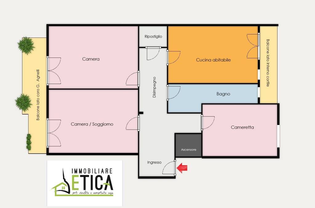 appartamento in vendita a Torino in zona Filadelfia