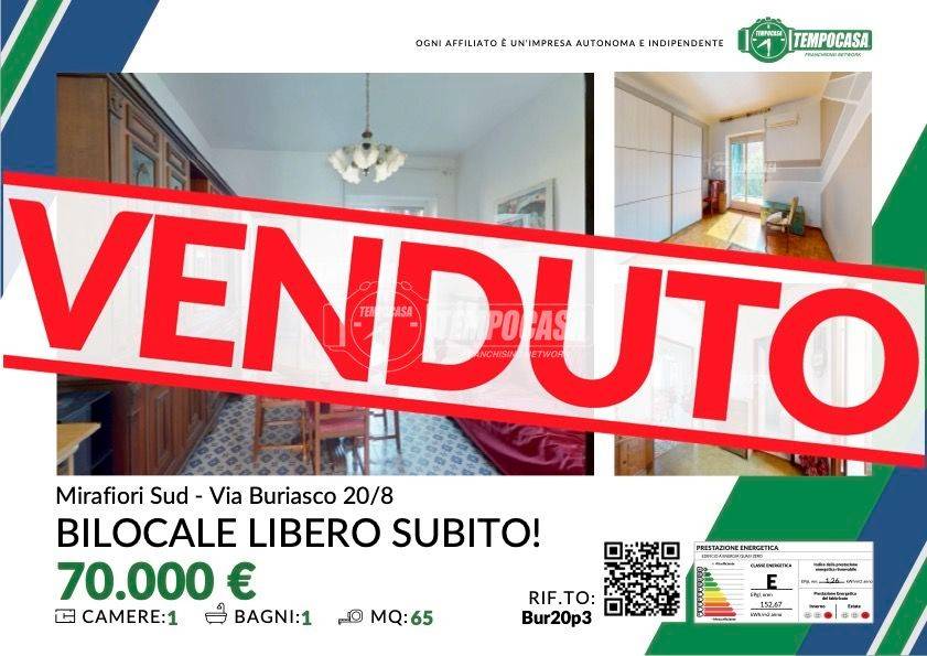 appartamento in vendita a Torino in zona Mirafiori Sud