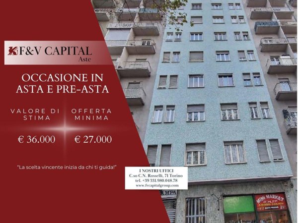 appartamento in vendita a Torino