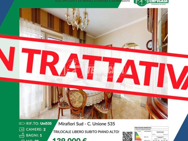 appartamento in vendita a Torino in zona Mirafiori Sud