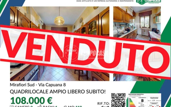appartamento in vendita a Torino in zona Mirafiori Sud