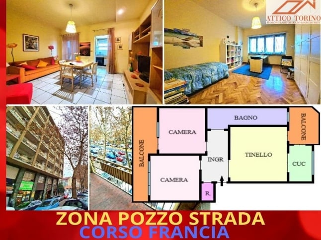 appartamento in vendita a Torino in zona Pozzo Strada