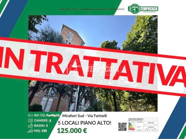 appartamento in vendita a Torino in zona Mirafiori Sud