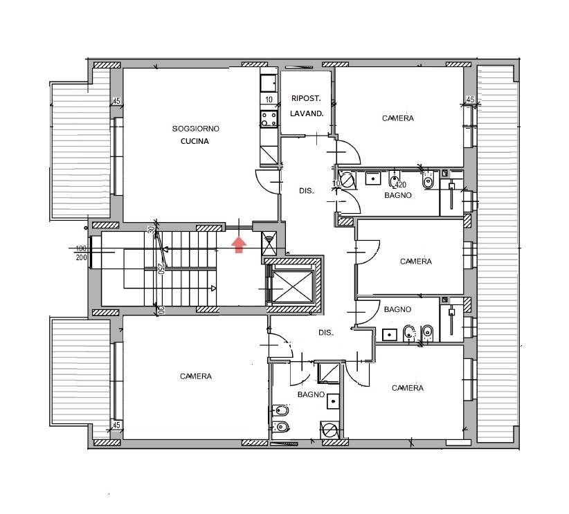 appartamento in vendita a Torino in zona Santa Rita