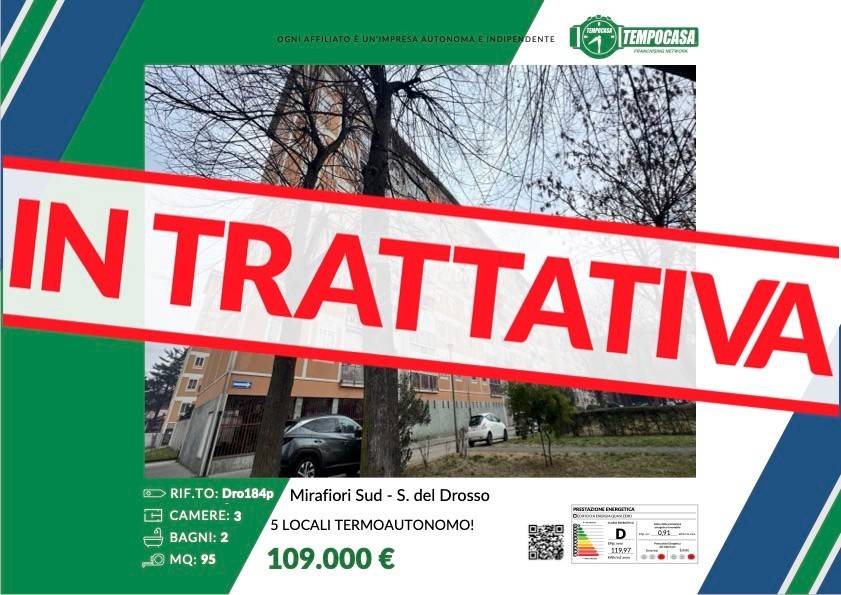 appartamento in vendita a Torino in zona Mirafiori Sud